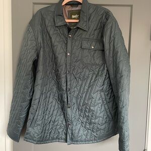 Howler Brothers Quilted Jacket in Dark Gray